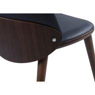 aston dining chair ppm fr grey 665 american walnut veneer back beech wood walnut finish legsjpg