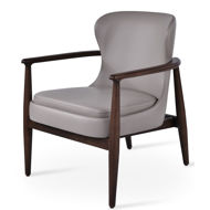 bonaldo lounge chair ppm fr bone light grey 619 ash wood walnut finishjpg
