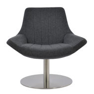 bellagio lounge chair camira blazer wool dark grey silcoates cuz30 1lounge 4 star base matt brushed nickel 275 70cm 4 tilt base h104 265cm 4jpg