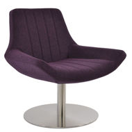 bellagio lounge chair camira blazer wool dark grey silcoates cuz30 1lounge 4 star base matt brushed nickel 275 70cm 4 tilt base h104 265cm6jpg