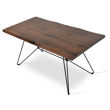 billiani dining table solid wood original walnut solid steel black frame 63 160cm 1jpg