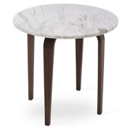 chanelle end table marble top 1jpg