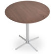 diana end table walnut neneer chorme plateted 4 star basejpg