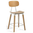 esedra counter plywood oak veneer seat solid ash natural finish legs white frame 3jpg