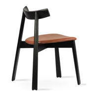 florence chair solid ash black finish ppm s hazelnut 502 33 seat 1jpg