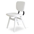 hazal dining chair beech wood white lacquer finish f soft leatherette white 2 plainjpg