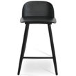 janelle chair plywood black finish seatback solid ash black finish legs 1jpg