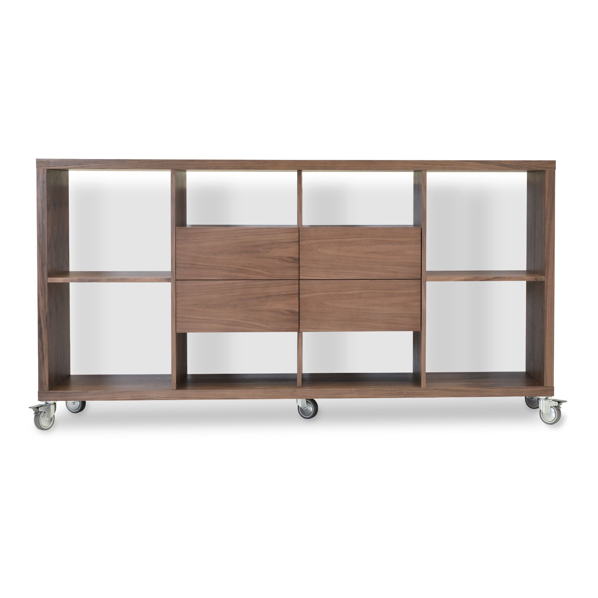 Malta Bookcase With Drawers Harmony Modern USA