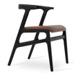 morelato chair solid ash wood black finish seat ppm s hazelnut 502 33 7jpg