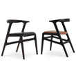 morelato chair solid ash wood walnut finish seat ppm s black 502 40 ppm s hazelnut 502 33jpg