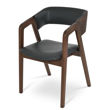 myndos arm dining chair ppm fr grey 661 american plywood walnut veneer back beech wood walnut finish legsjpg