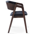 myndos dining chair ppm fr black 904 american plywood walnut veneer back beech wood walnut finish legsjpg