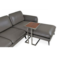 paloma sectional leather grey md 28 hudson end table walnut top jpg