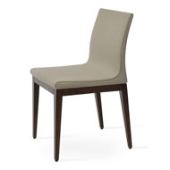 polo wood dining chair walnut camira era fabric beige cse 2 flexible back 10jpg