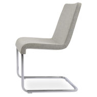 reis chair cantilever base camira wool silver 3jpg