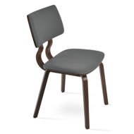 taylor chair frame american walnut chair pad set eco leather fsoft grey 611jpg