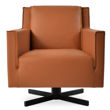 washington arm chair swivel gleather 09 221 caramel 1jpg