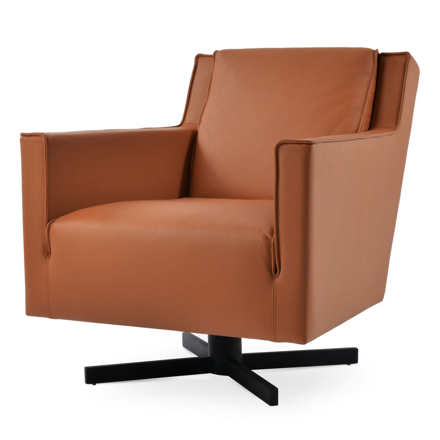 washington arm chair swivel gleather 09 221 caramel 4jpg