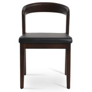 barclay chair solid ash walnut finish seat ppm s black 502 40 2jpg