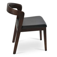 barclay chair solid ash walnut finish seat ppm s black 502 40 4jpg