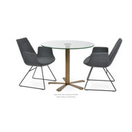 Picture of Daisy 5 Star Glass Dining Table