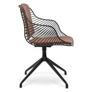 Picture of Zebra Arm Spider Swivel Chair Black