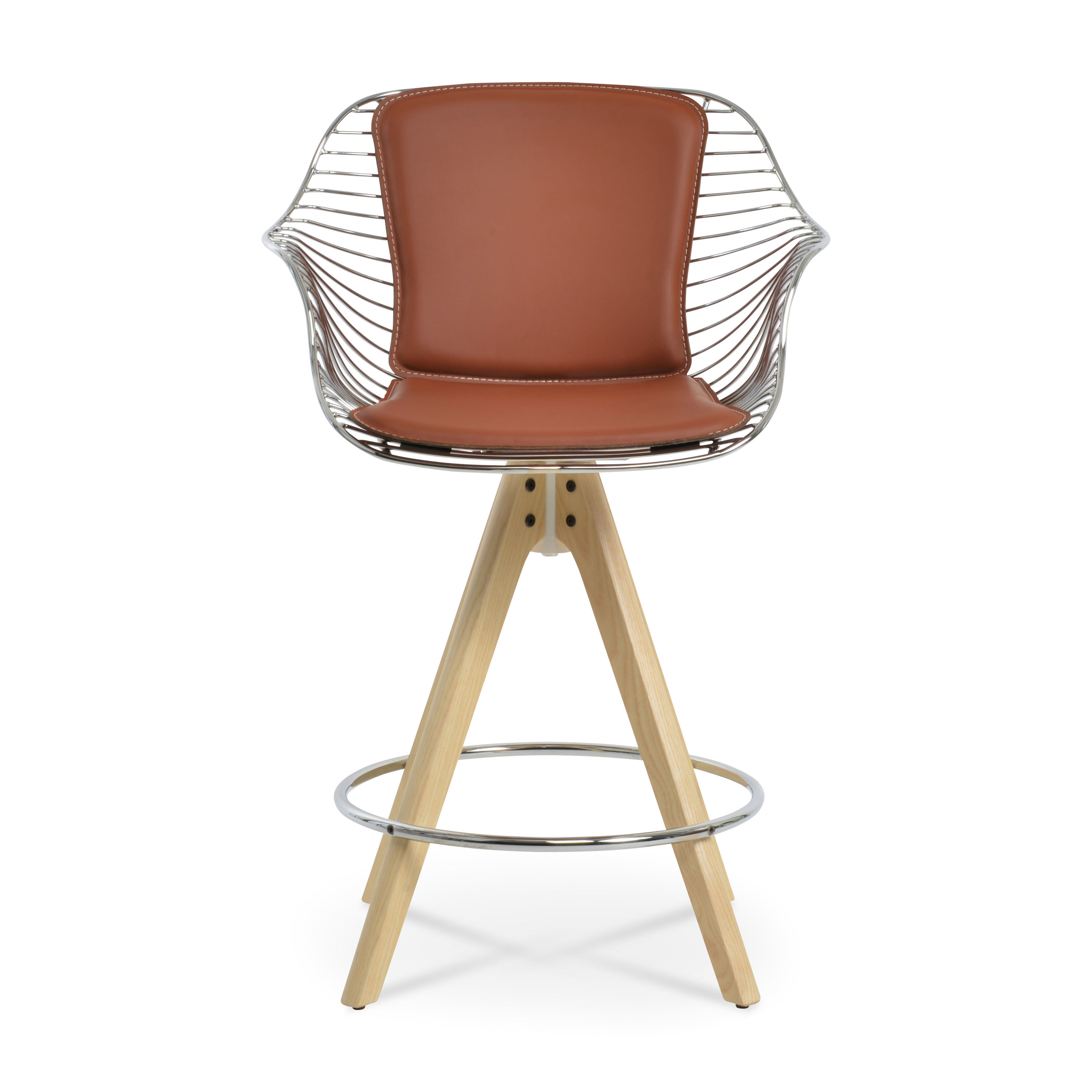 Zebra Arm Pyramid Stools | Harmony Modern USA