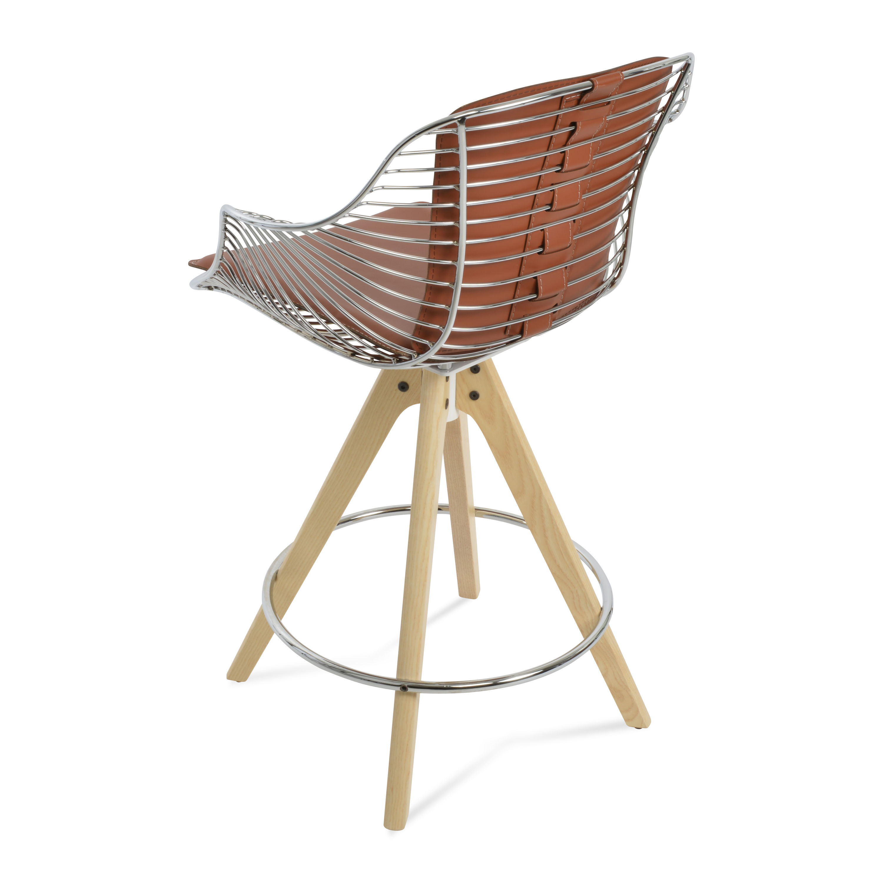 Zebra Arm Pyramid Stools | Harmony Modern USA