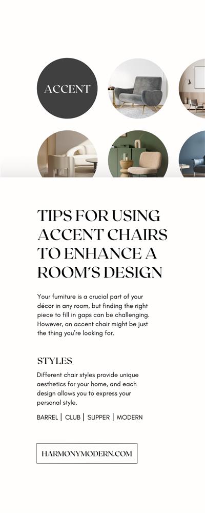Tips for Using Accent Chairs To Enhance a Room’s Design