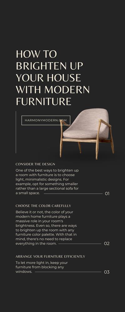 How To Brighten Up Your House With Modern Furniture